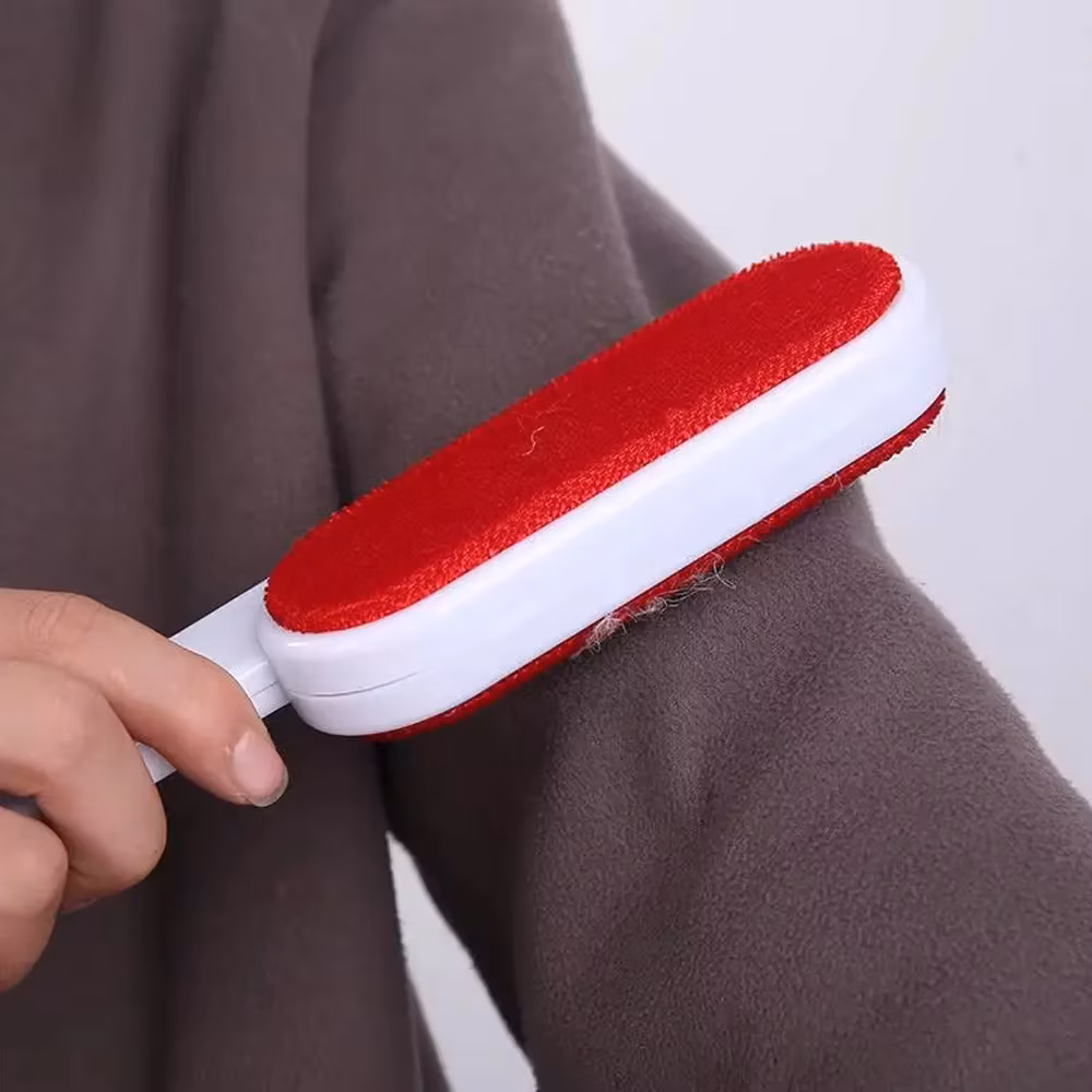 Brosse anti-peluche réutilisable double face